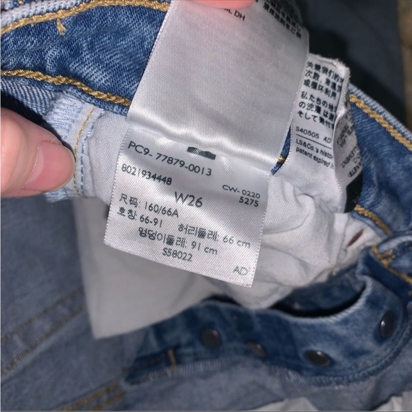 Levi’s RIBCAGE SHORTS 26 - Picture 3 of 6